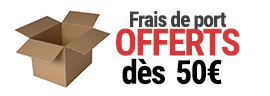 Frais de port offerts dès 50€